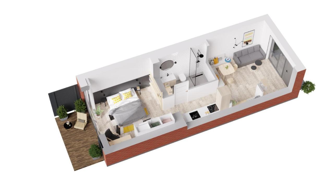 De Ole School In Hohwacht - Ferienwohnung Nr 2 Im Scandi-Look An Der Ostsee Exterior foto
